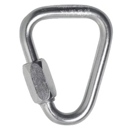 Maillon Delta acero zincado 5mm FIXE Maillon Delta acero zincado 5mm FIXE