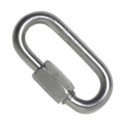 Maillon Ovalado corto acero zincado 10mm Fixe Maillon Ovalado corto acero zincado 10mm Fixe