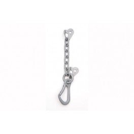 Descuelgue en acero bicromatado con mosquetón Fixe Descuelgue en acero bicromatado con mosquetón Fixe